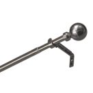 Renaissance Black Nickel Curtain Pole 28/25mm x 120-210cm