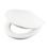 Swirl  Soft-Close with Quick-Release Slimline Toilet Seat Stainless Steel & Plastic White