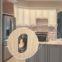 Button-Fix Type 1 Fully Rebated Panel Fixings Set Charcoal Black & Lime Green 30 Pieces