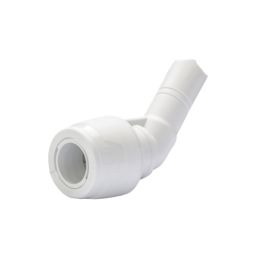 Hep2O  Plastic Push-Fit Equal 45° Keyless Stem Elbow 15mm