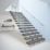Rothley  Steel Handrail Kit Polished Silver 3600mm