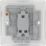 British General Nexus Metal 20A 16AX 1-Gang 2-Way Light Switch  Brushed Steel  3 Pack