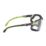 3M Solus 1000 Clear Lens Safety Specs Green / Black