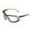 3M Solus 1000 Clear Lens Safety Specs Green / Black