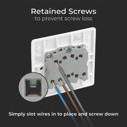 British General 800 Series 10AX 3-Gang 2-Way Light Switch  White