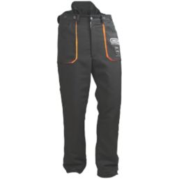 Oregon Yukon Type A Chainsaw Trousers Black/Orange 40-42" W 33" L