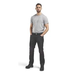 Blaklader 3D Short Sleeve T-Shirt Grey Melange Small 36" Chest