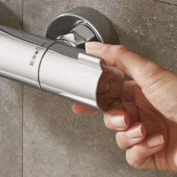 Hansgrohe MyFox Exposed Single Outlet Thermostatic Chrome Shower Mixer Valve