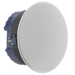 Lithe Audio 7" 25W RMS Wired or Wireless Bluetooth Ceiling Speaker Kit 30m White Grille