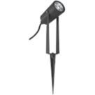 Saxby Lance Outdoor LED Garden Spike Light Matt Black 7W 550lm