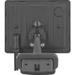 Luceco Essence Outdoor LED Floodlight with Ball Joint With PIR Sensor Black 20W 2100lm