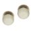 Designer Levers  Door Knob 60mm Pair Crackled Cream