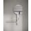 Ideal Standard Alu+ Mirror with Beauty Bar Silver 580mm x 146mm x 717mm
