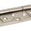 Smith & Locke Satin Nickel  Door Hinge 75mm x 33mm 2 Pack
