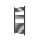 Flomasta 1000mm x 500mm 1522BTU Black Flat  Towel Radiator