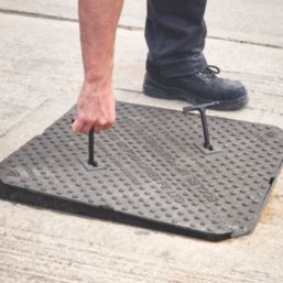 Forge Steel 115mm Manhole Cover Key 2 Pack