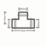 Flomasta  Copper Solder Ring Equal Tee 22mm