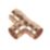 Flomasta  Copper Solder Ring Equal Tee 22mm