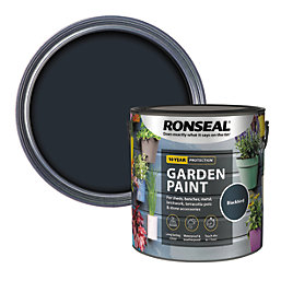 Ronseal Garden Paint Matt Blackbird 2.5Ltr