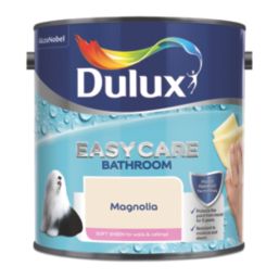 Dulux Easycare 2.5Ltr Magnolia Soft Sheen Emulsion Bathroom Paint ...