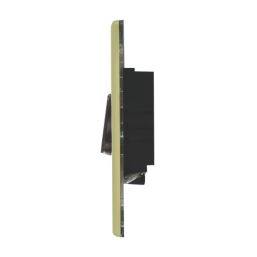 Varilight  10AX 2-Gang 2-Way Light Switch  White Chocolate