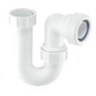 McAlpine Tubular P Trap White 32mm