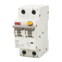 Garo RCBOGRB32 32A 30mA Type A SP A Curve  RCBO