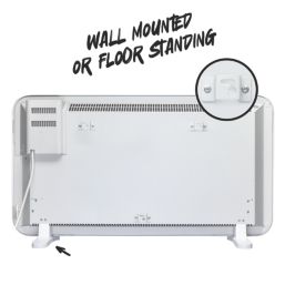 TCP  2000W Electric Portable or Wall-Mounted 2-in-1 Infrared Convection Heater White