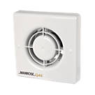 Manrose MG100T Gold Standard 100mm Axial Bathroom Extractor Fan with Timer White 240V