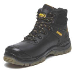 DEWALT Newark Size 7  Black Waterproof Steel Toe Cap Safety Boots