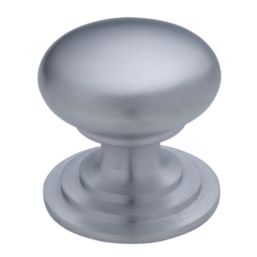 Fingertip Design  Victorian Cupboard Knob Satin Chrome 38mm