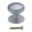 Fingertip Design  Victorian Cupboard Knob Satin Chrome 38mm