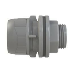 PolyPlumb Enhanced  Plastic Push-Fit Tank Connector 22mm