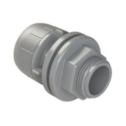 PolyPlumb Enhanced  Plastic Push-Fit Tank Connector 22mm