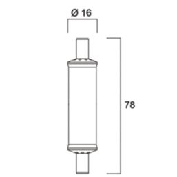Sylvania ToLEDo Retro R7s Linear LED Light Bulb 470lm 4.2W 220-240V