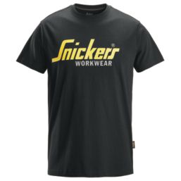 Snickers 2586 Short Sleeve T-Shirt Black Small 36" Chest