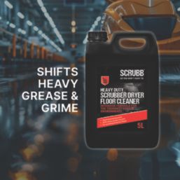 Scrubb   Heavy Duty Scrubber Dryer Detergent Floor Cleaner 5Ltr