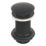 Flomasta Unslotted Pop Up Basin Waste Matt Black 66mm