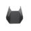 FloPlast RGS3B uPVC Square Gutter Black 114mm x 3m