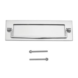 Carlisle Brass Victorian Letter Plate Polished Chrome 256mm x 79mm