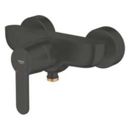 Grohe Get Exposed Single Outlet Manual Matt Black Single Lever Shower Mixer