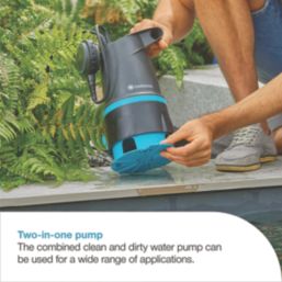 Gardena 20000 Basic 550W Mains-Powered Flood Pump Kit