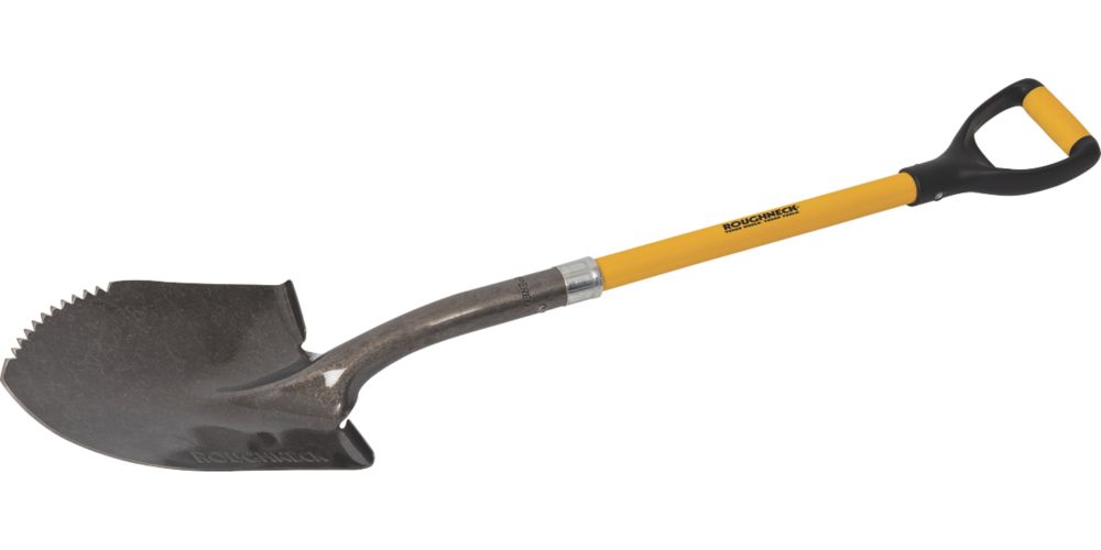 Roughneck Round Head Shovel Screwfix