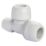 Hep2O  Plastic Push-Fit Reducing Keyless Tee 22mm x 15mm x 22mm