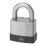Smith & Locke   Closed Shackle Combination  Padlock Silver 50mm