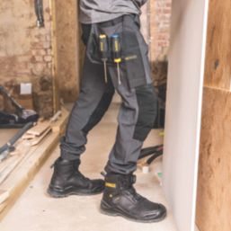DEWALT Pritchard Stretch Work Joggers Grey / Black 38" W 33" L