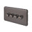 Schneider Electric Lisse Deco 4-Gang 2-Way  Dimmer Switch  Mocha Bronze
