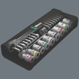 Wera 8100 SB 8 Zyklop Metal 3/8" Drive Ratchet & Socket Set 29 Pcs