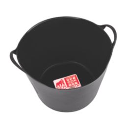 Red Gorilla  Polyethylene Tub Black 38Ltr