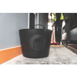 Red Gorilla  Polyethylene Tub Black 38Ltr